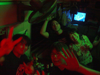 Party on train to Chiang Mai